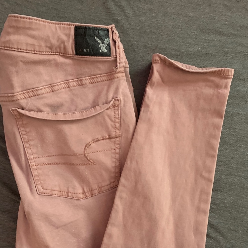 AE Pink Skinny jeggings
